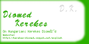 diomed kerekes business card
